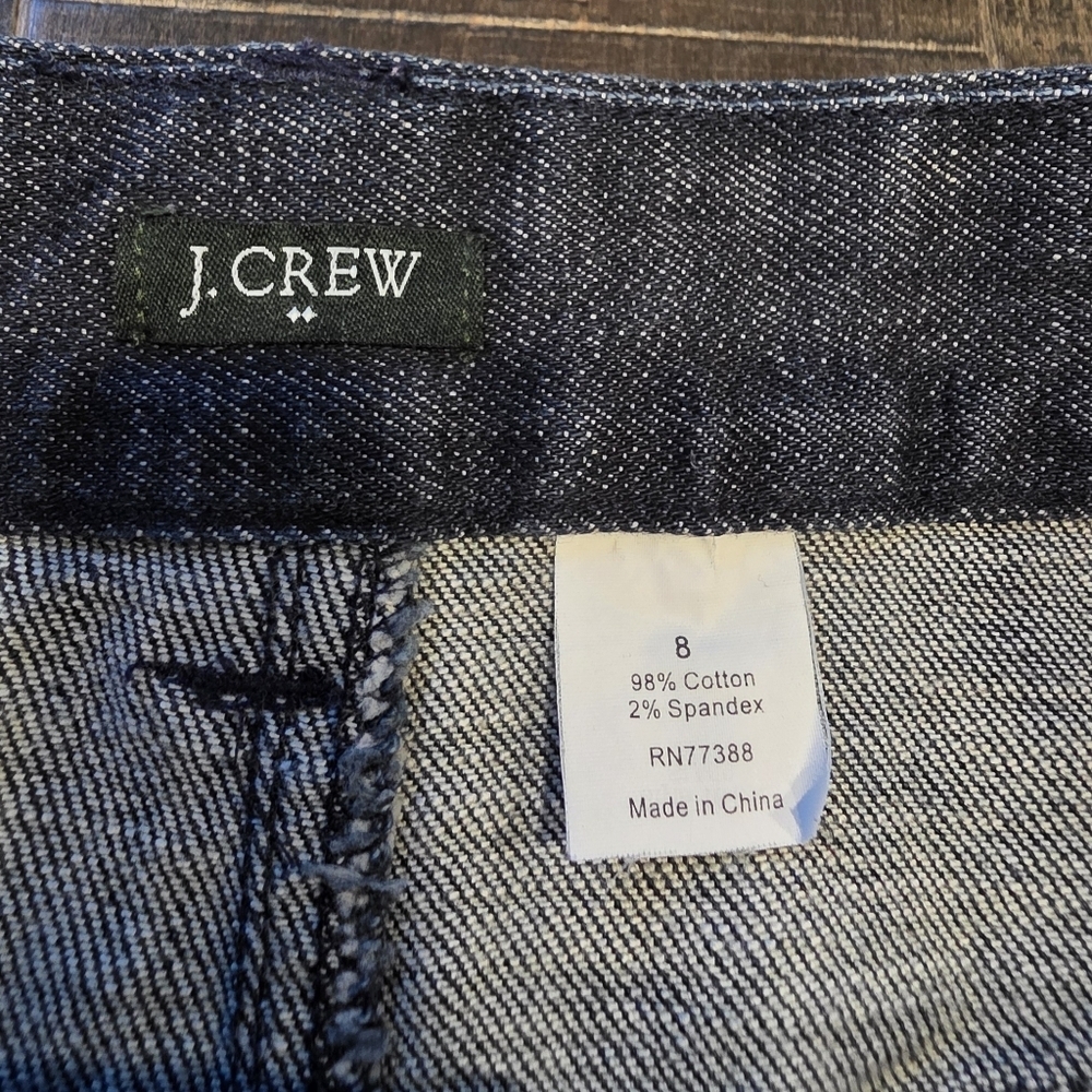 J. Crew Blue Denim Pencil Skirt - Picture 6 of 6